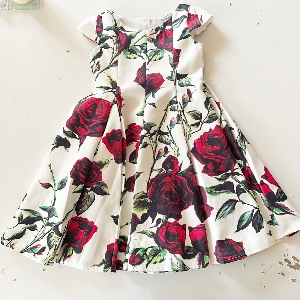 CHASING FIREFLIES Rose Print Dress